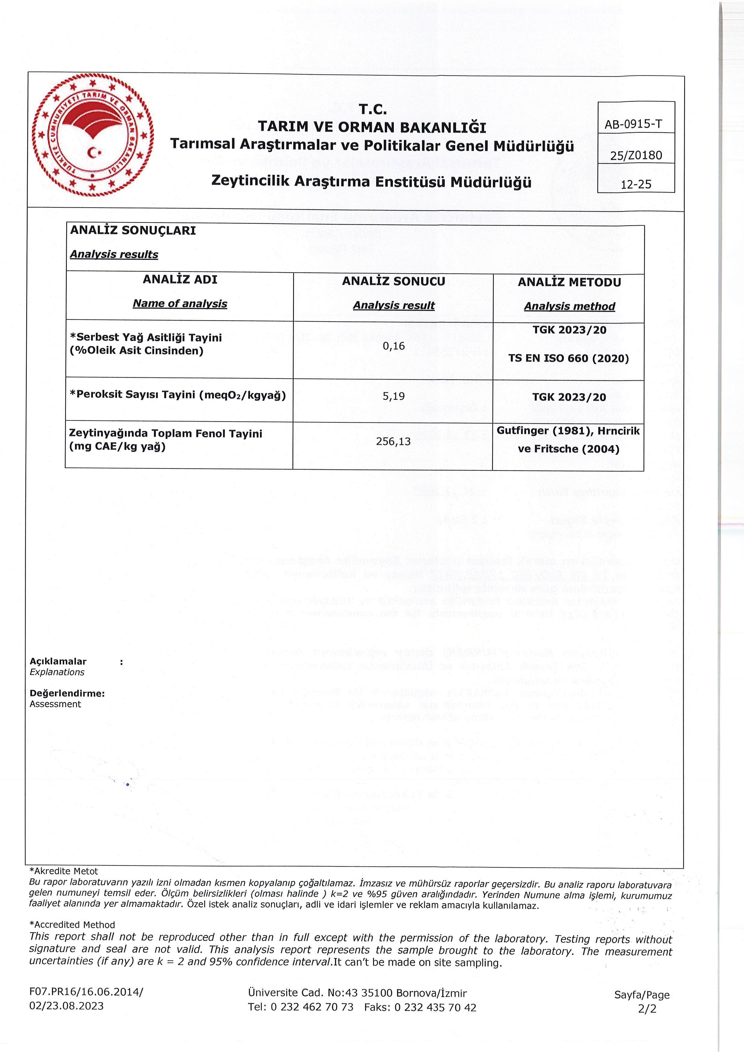 Zeytinyağı test görseli 2